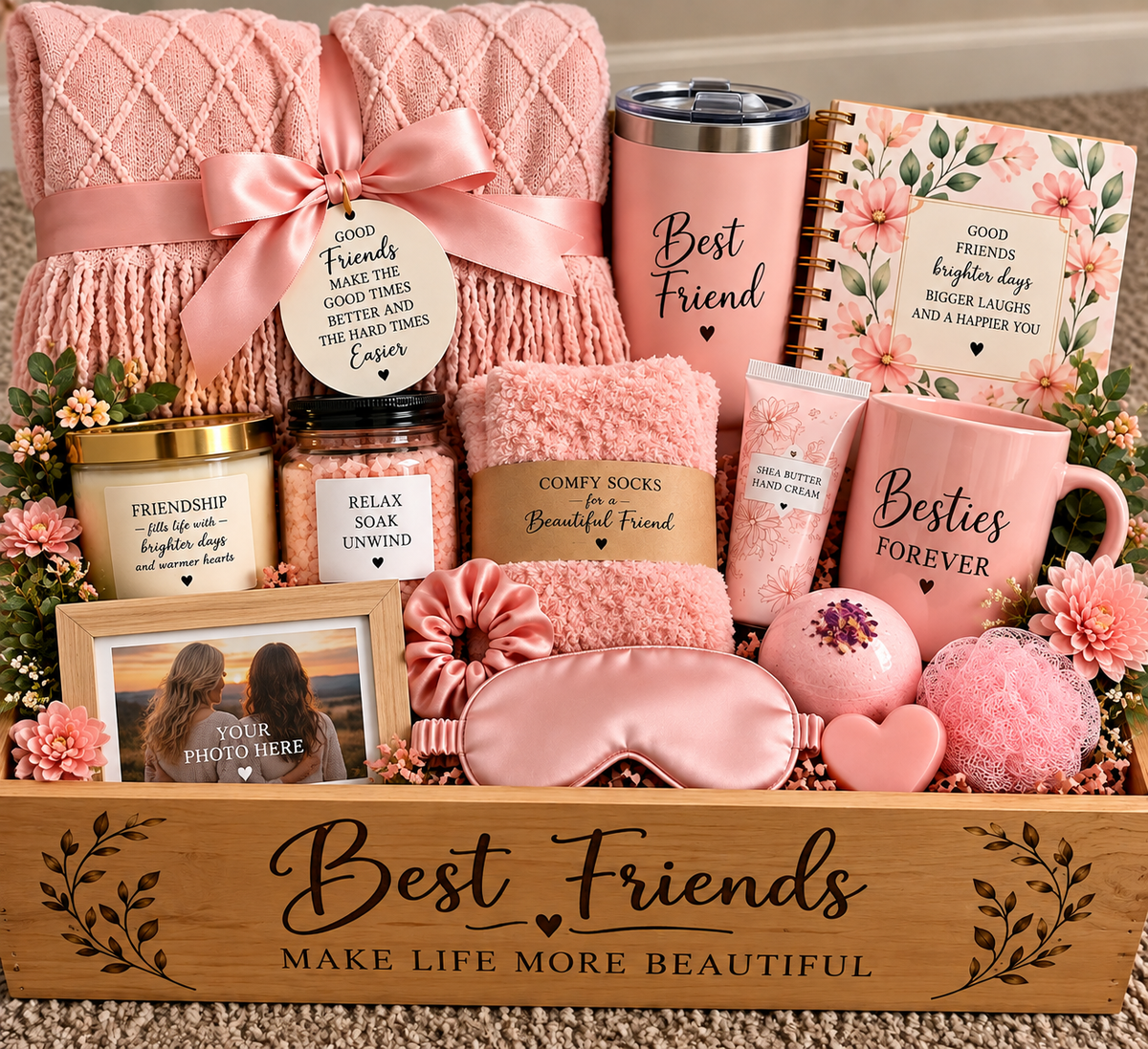 Personalized Best Friend Gift Basket