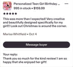 Birthday Girl Designer Gift Crate | Luxury Personalized Birthday Gift Basket for Her