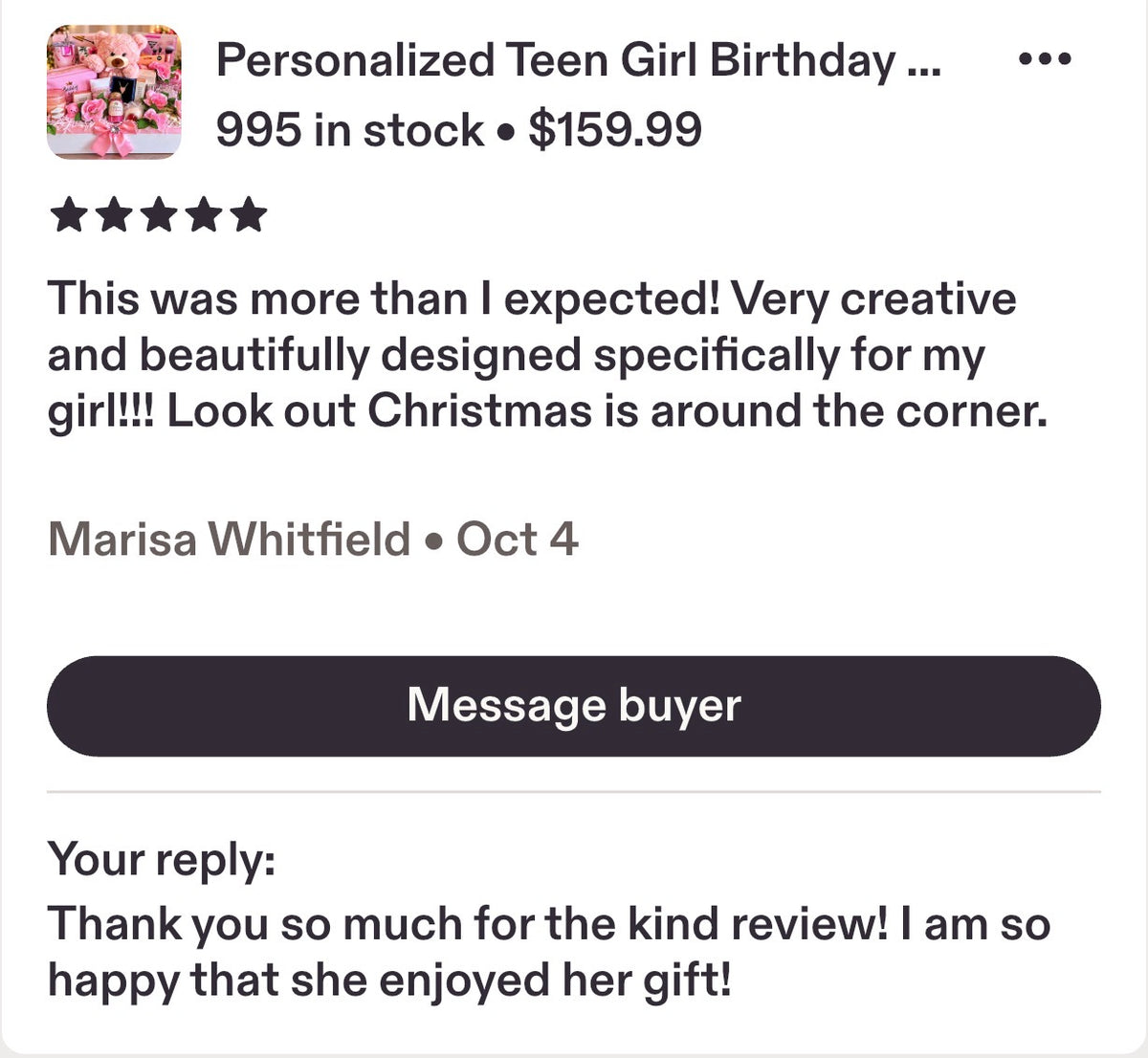 Birthday Girl Designer Gift Crate | Luxury Personalized Birthday Gift Basket for Her