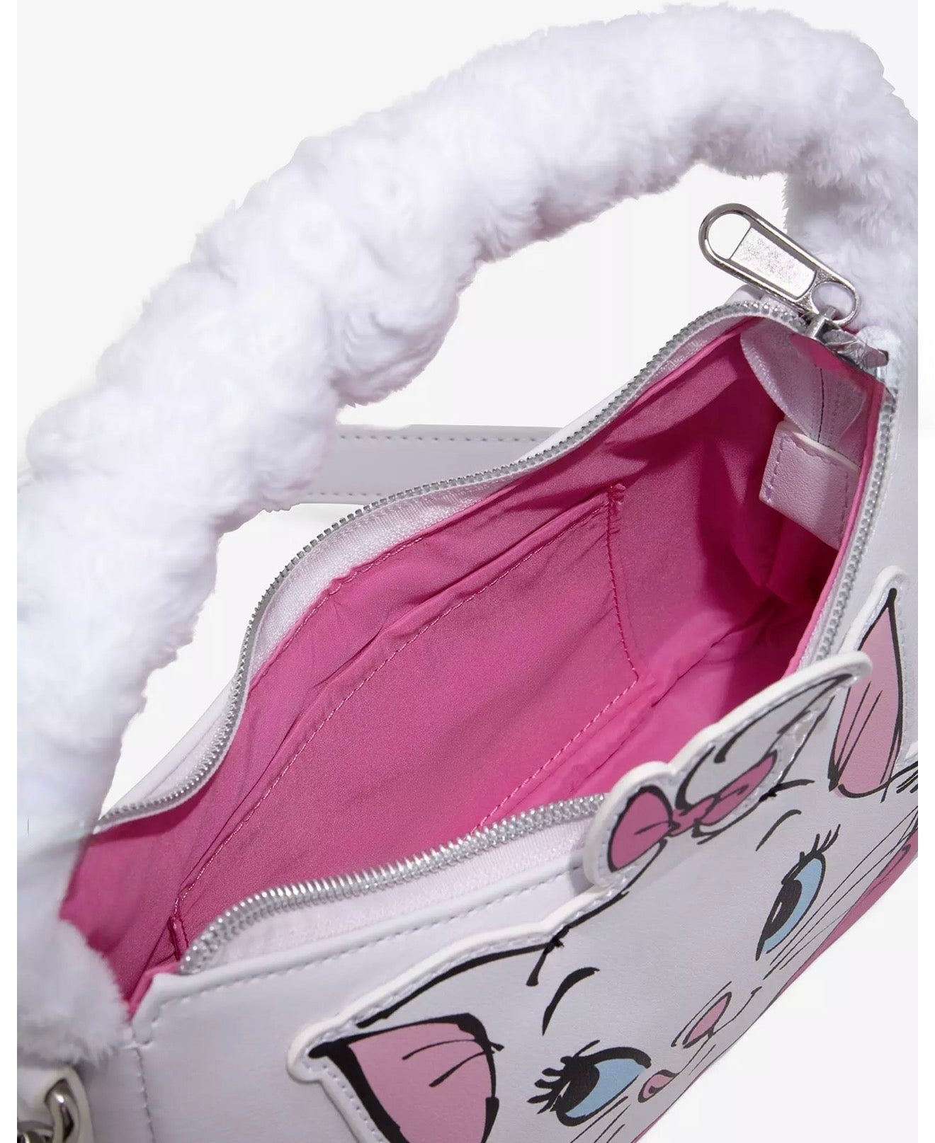 Disney x Loungefly Marie Faux Fur Handle Mini Shoulder Bag | The Aristocats Crossbody Purse
