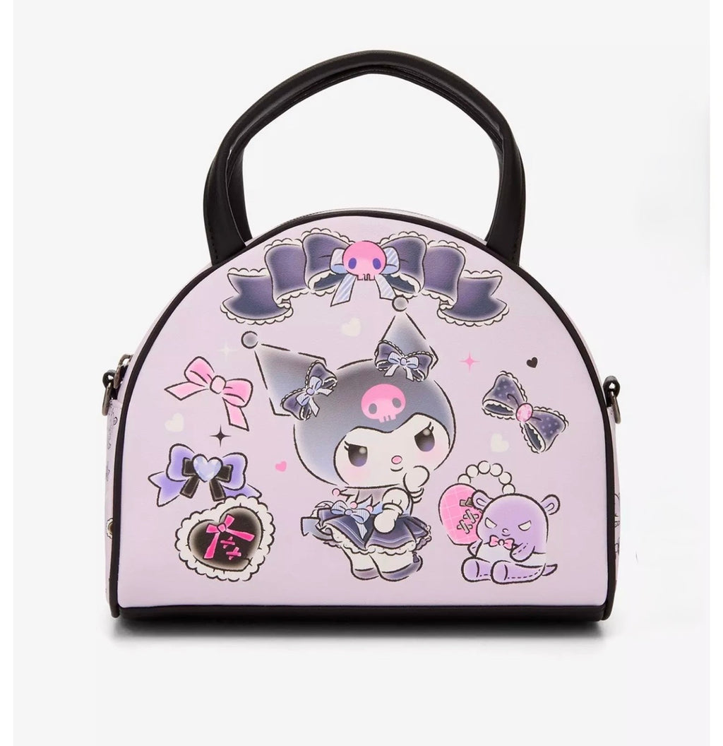 Sanrio x Loungefly Kuromi Sweet Gothic Mini Dome Crossbody Handbag