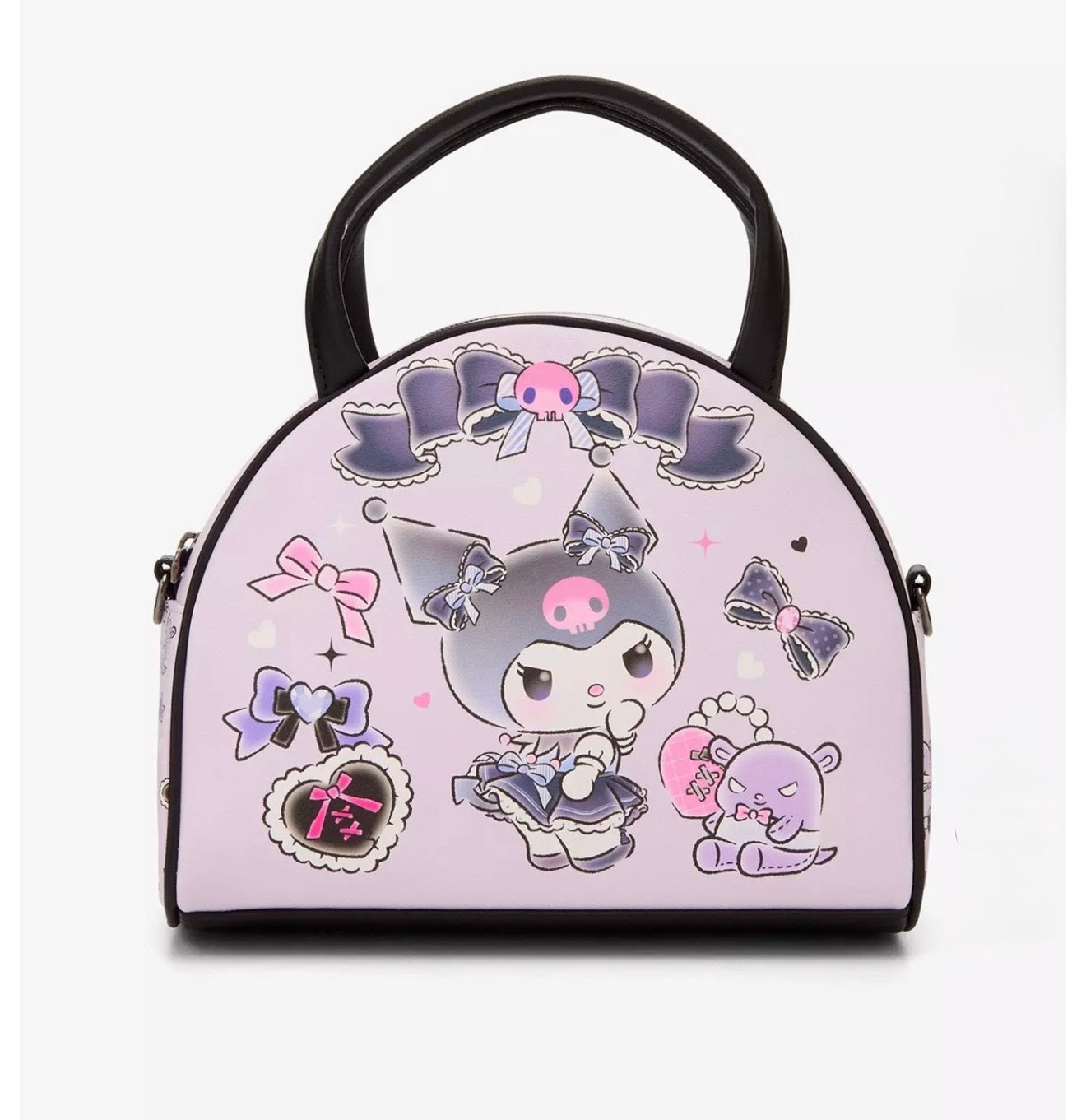 Sanrio x Loungefly Kuromi Sweet Gothic Mini Dome Crossbody Handbag