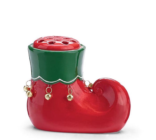 Christmas Elf Boot Candy Cane Holder