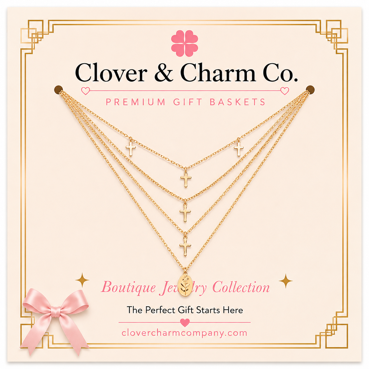 Faith & Grace Layered Cross Necklace