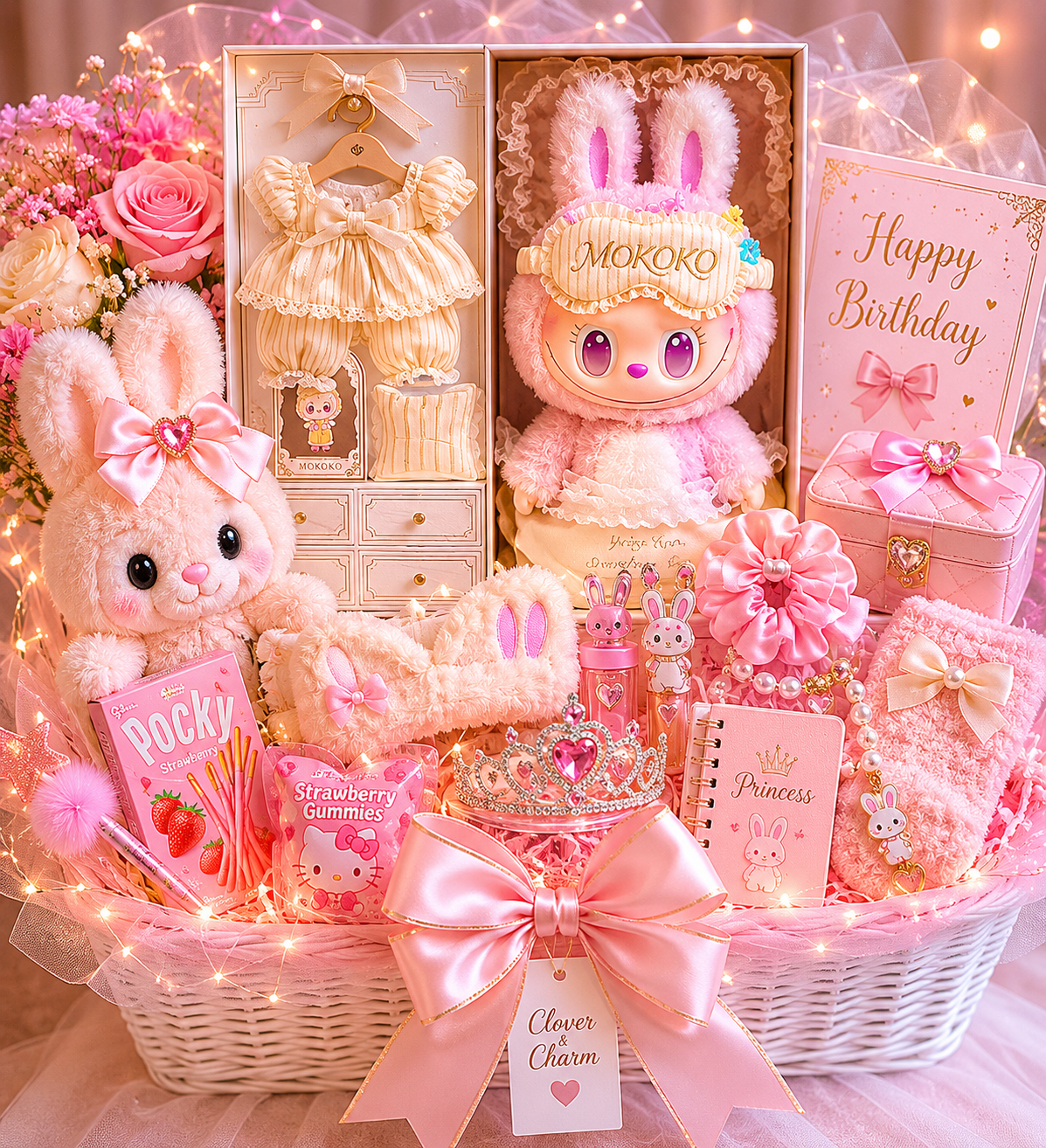 Mokoko Dream Birthday Basket