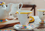 Mrs. Potts & Chip Inspired Ceramic Tea Set | 5-Piece Collectible Tea Service