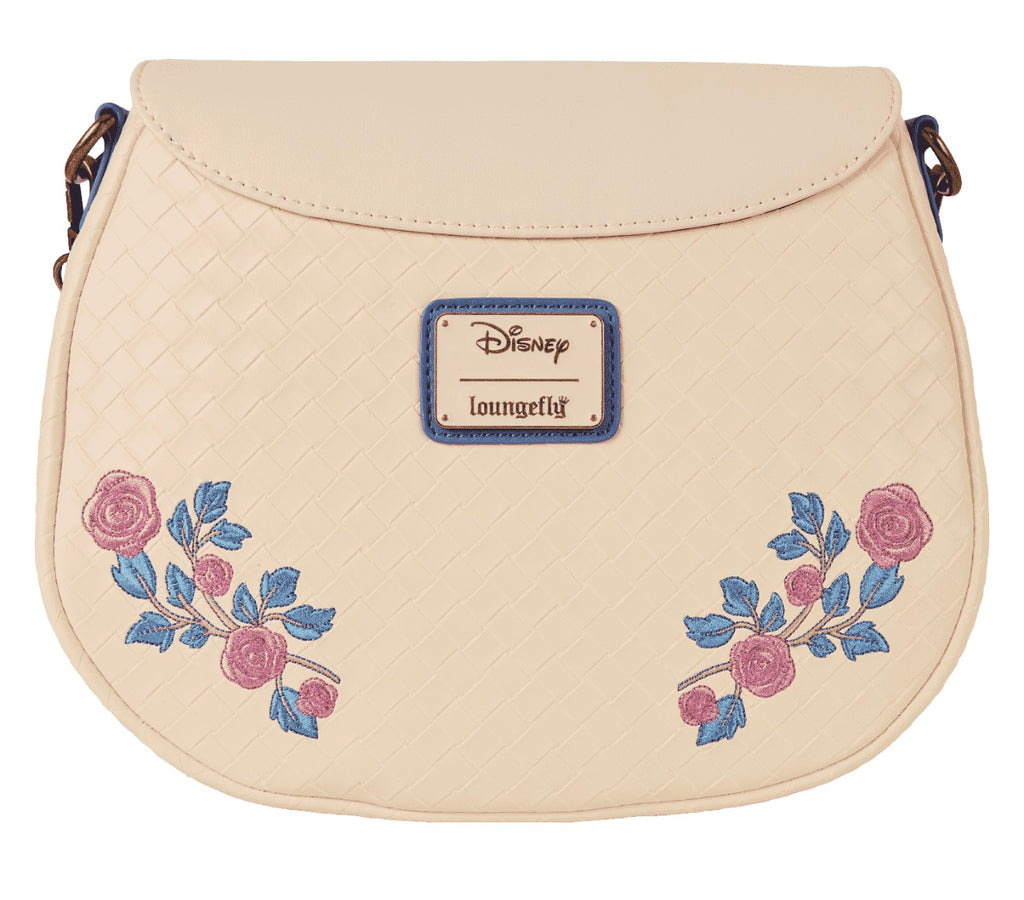 Disney Princess Sleeping Beauty Aurora & Prince Phillip Floral Crossbody Bag by Loungefly