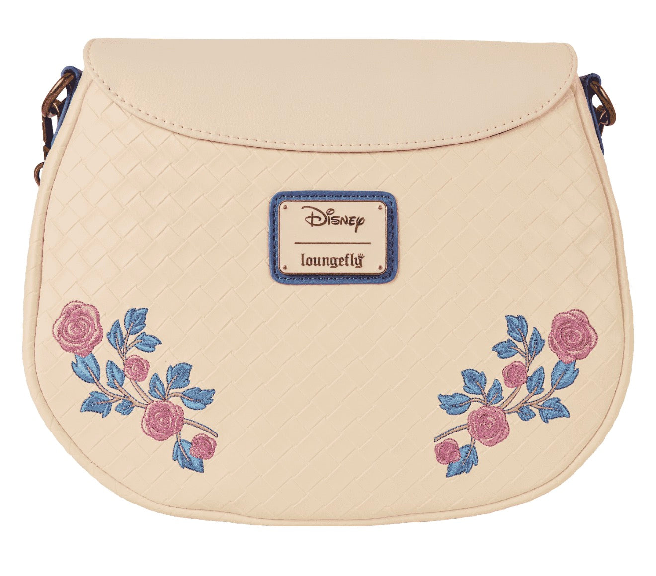 Disney Princess Sleeping Beauty Aurora & Prince Phillip Floral Crossbody Bag by Loungefly