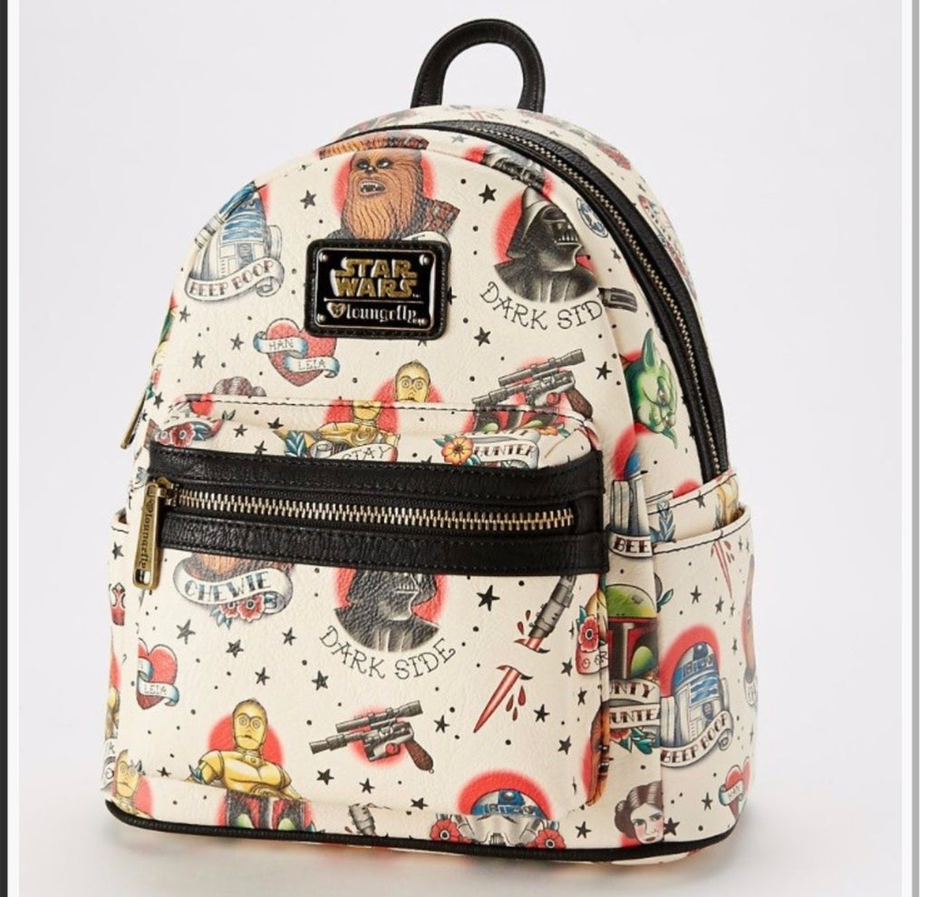 Star Wars Tattoo Flash Mini Backpack by Loungefly