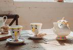 Mrs. Potts & Chip Inspired Ceramic Tea Set | 5-Piece Collectible Tea Service