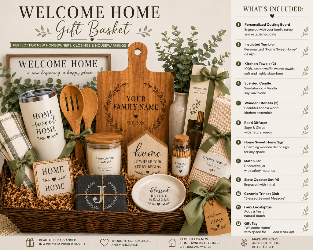 Welcome Home Signature Gift Basket