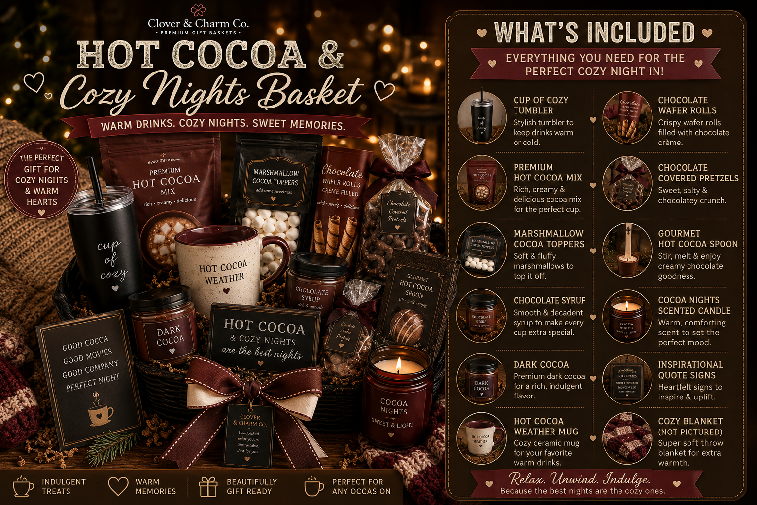 Hot Cocoa & Cozy Nights Basket