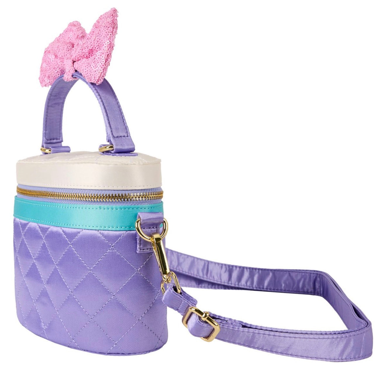 Daisy Duck 85th Anniversary Sequin Quilted Crossbody Bag