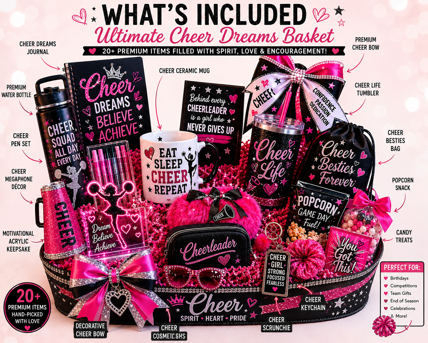 Ultimate Cheer Dreams Basket