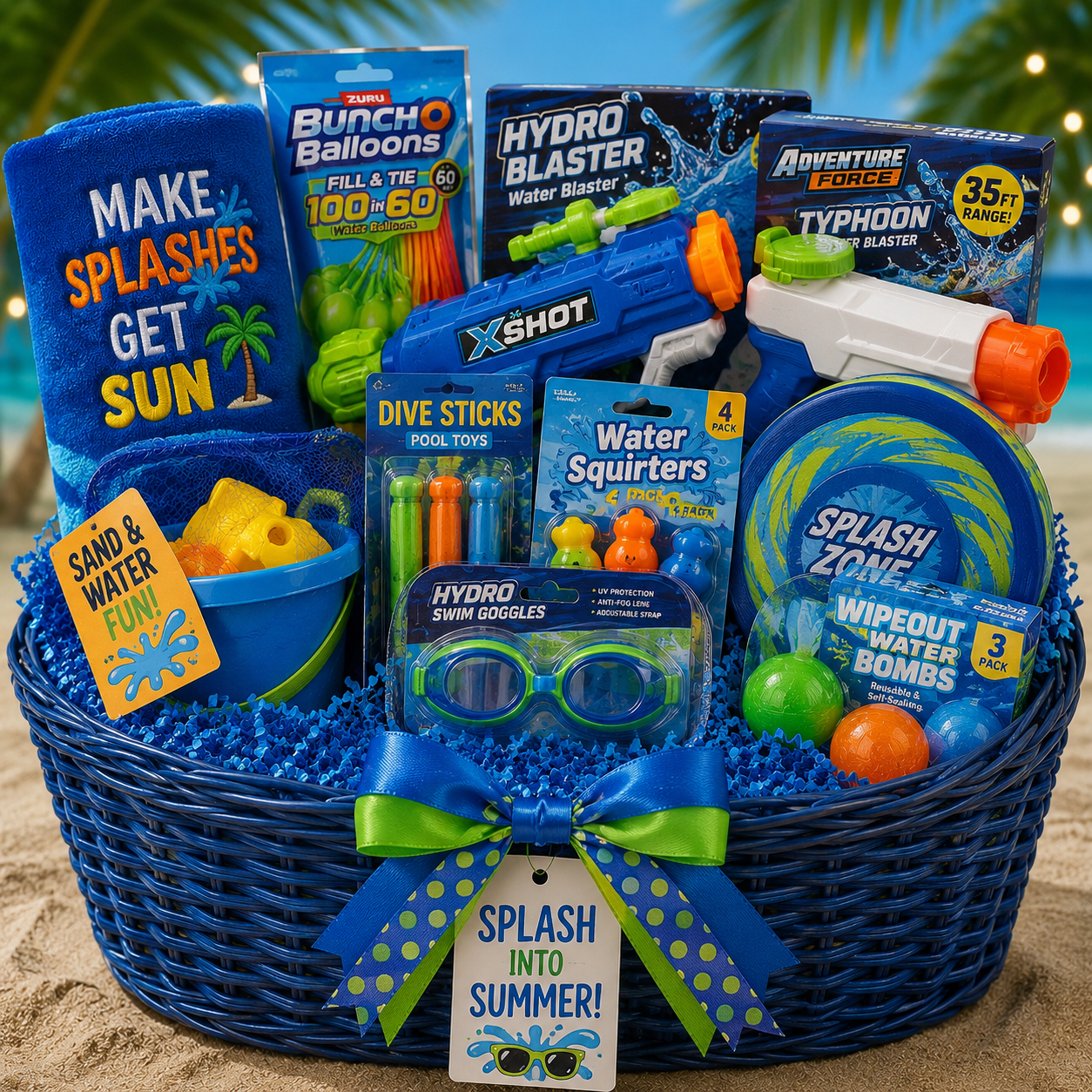 Splash Into Summer Adventure Basket