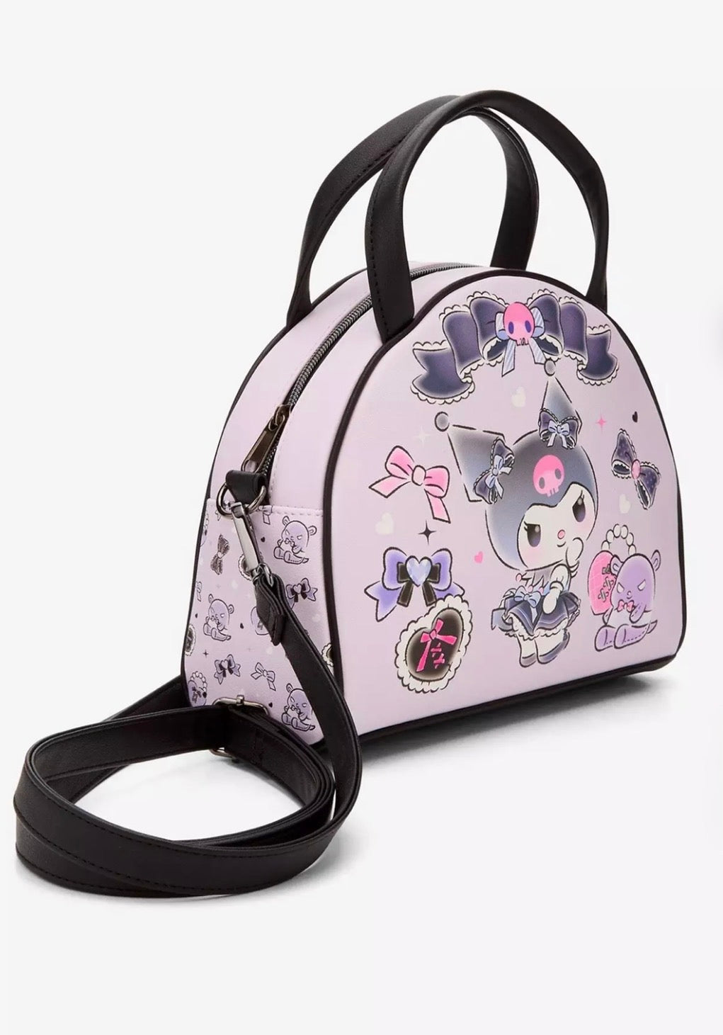 Sanrio x Loungefly Kuromi Sweet Gothic Mini Dome Crossbody Handbag