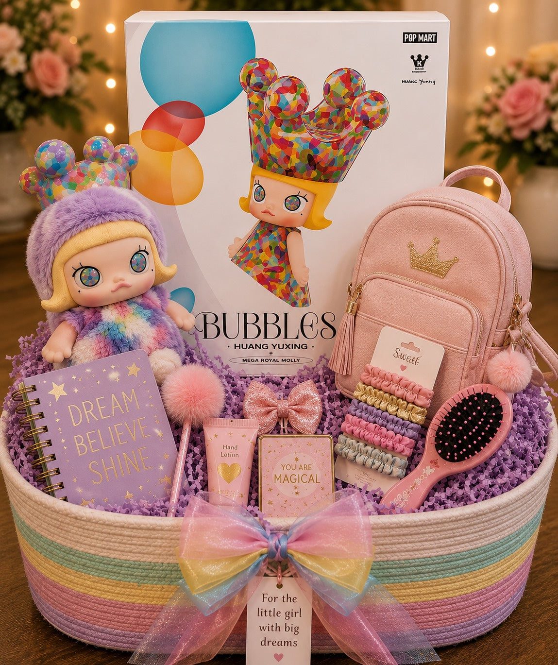Mega Royal Molly Bubbles Basket