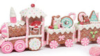 Pastel Gingerbread Christmas Train Decoration