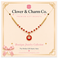 Scarlet Eye Beaded Necklace