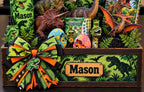 Personalized Dinosaur Gift Basket for Boys