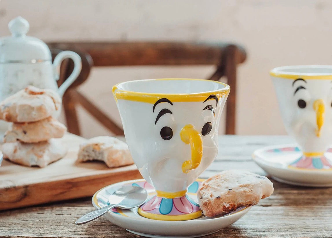 Mrs. Potts & Chip Inspired Ceramic Tea Set | 5-Piece Collectible Tea Service