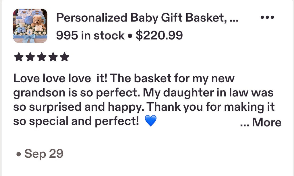 Luxury Personalized Baby Gift Crate – Custom Newborn & Baby Shower Gift