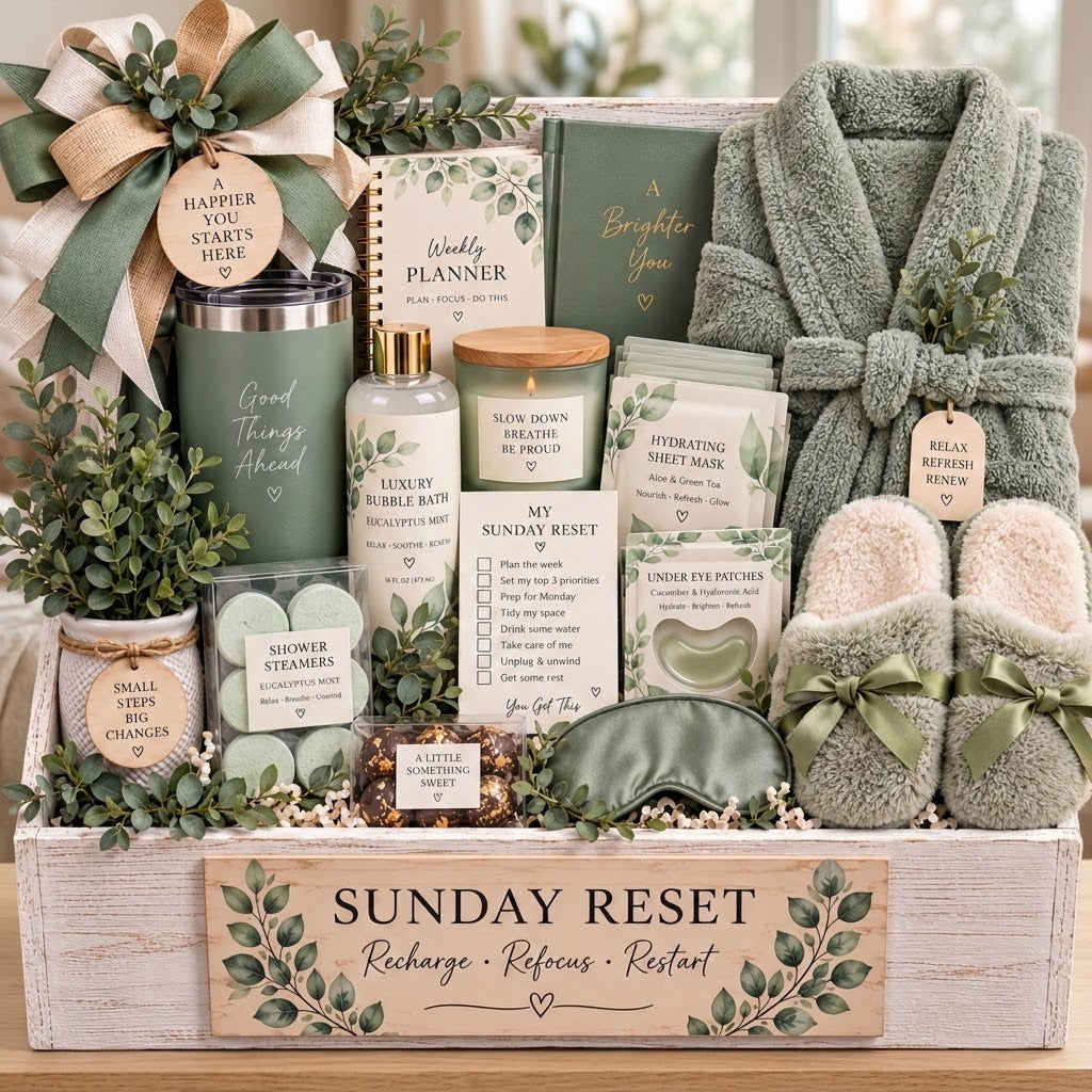 A Brighter You – Luxury Relaxation & Wellness Gift Basket