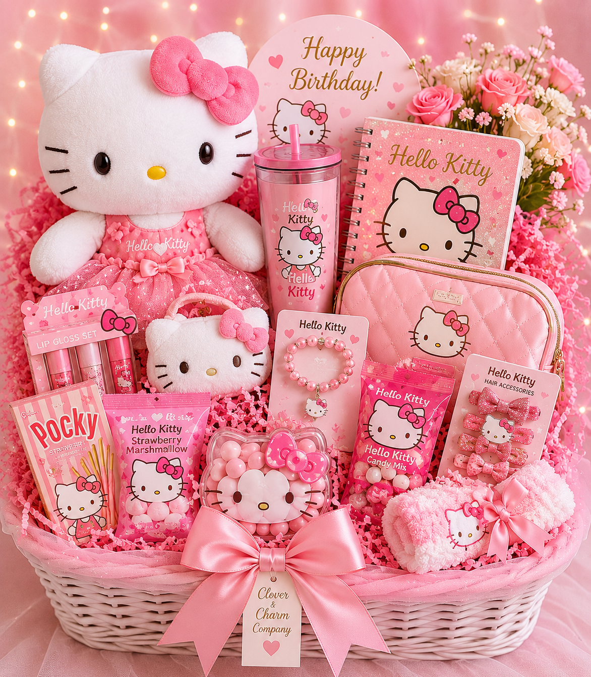 Hello Kitty Sweet Celebration Basket