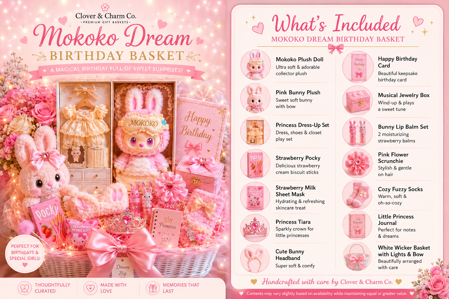 Mokoko Dream Birthday Basket