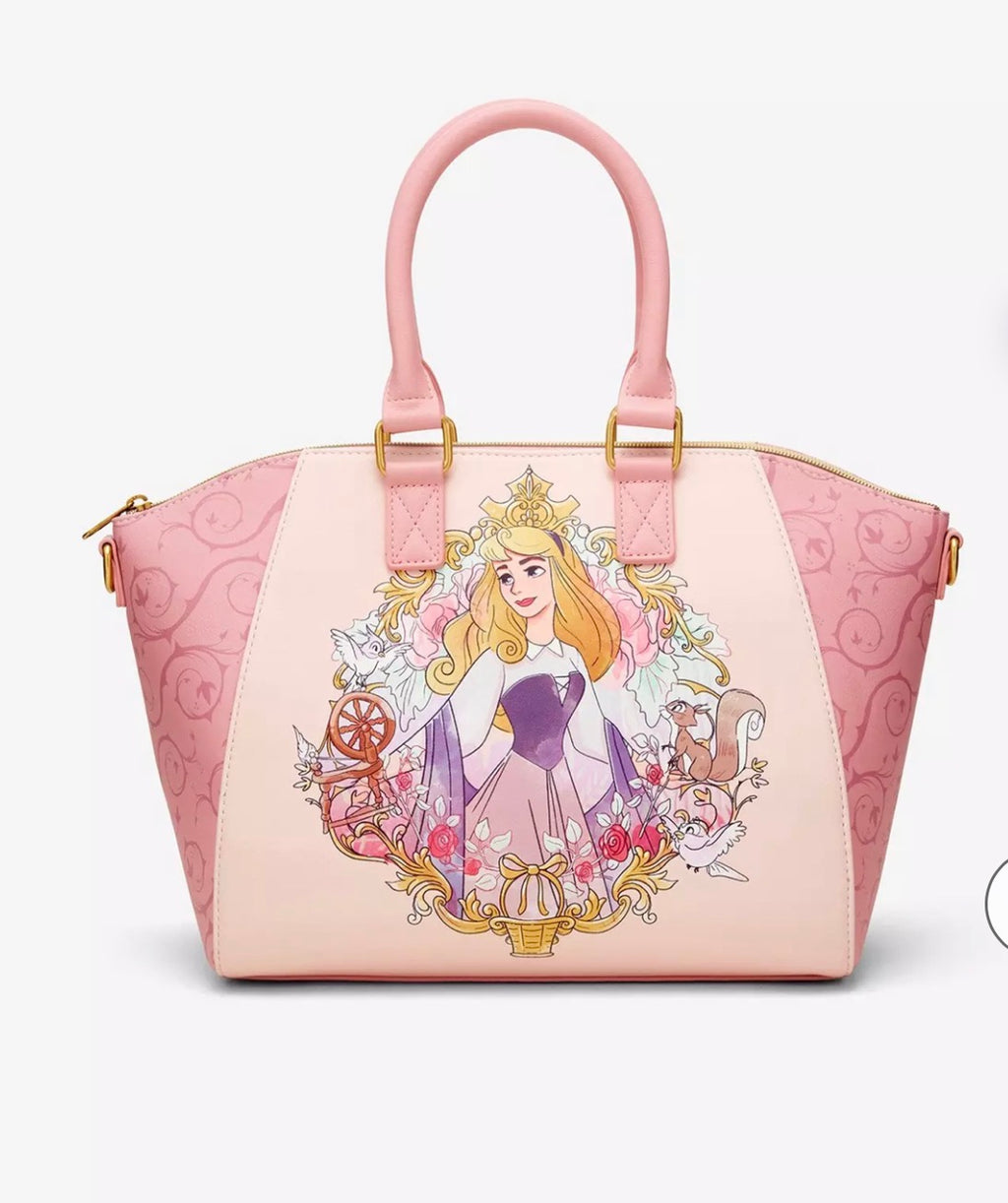 Disney x Loungefly Aurora Sleeping Beauty Satchel Crossbody Handbag | Once Upon a Dream