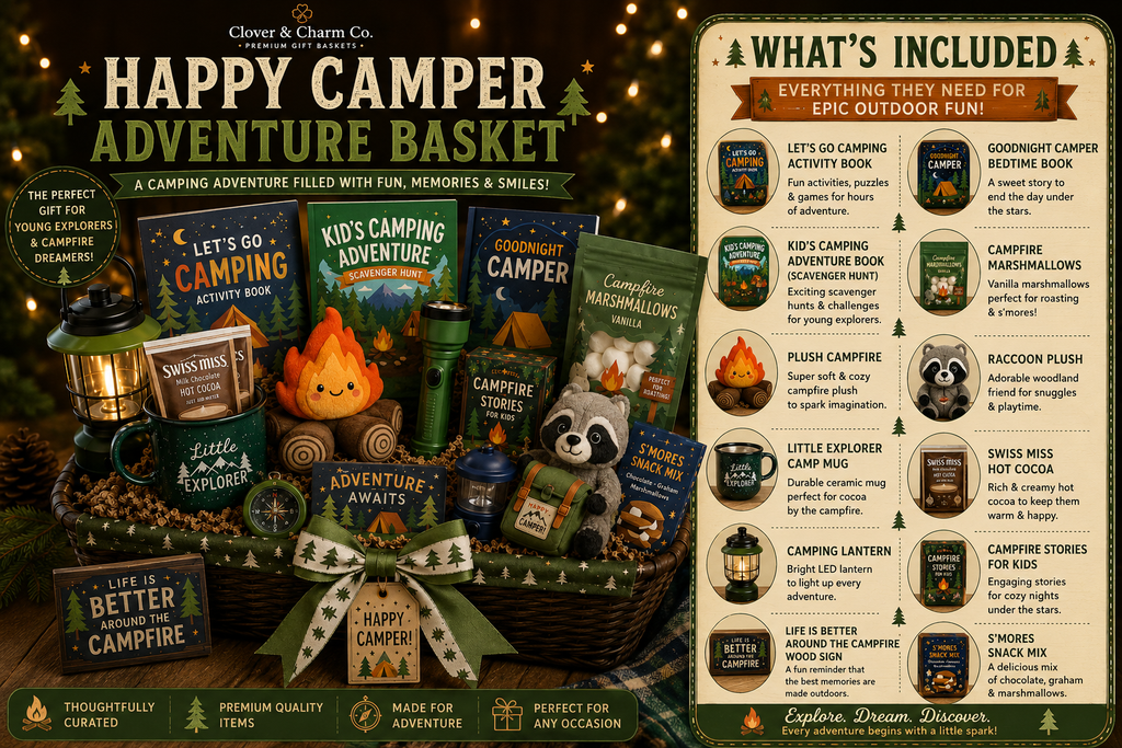 Happy Camper Adventure Basket