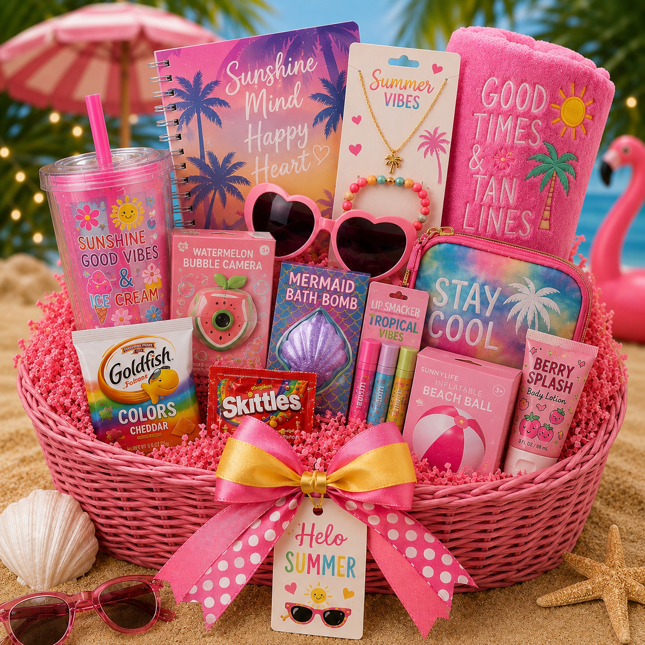 Sunshine & Summer Vibes Basket