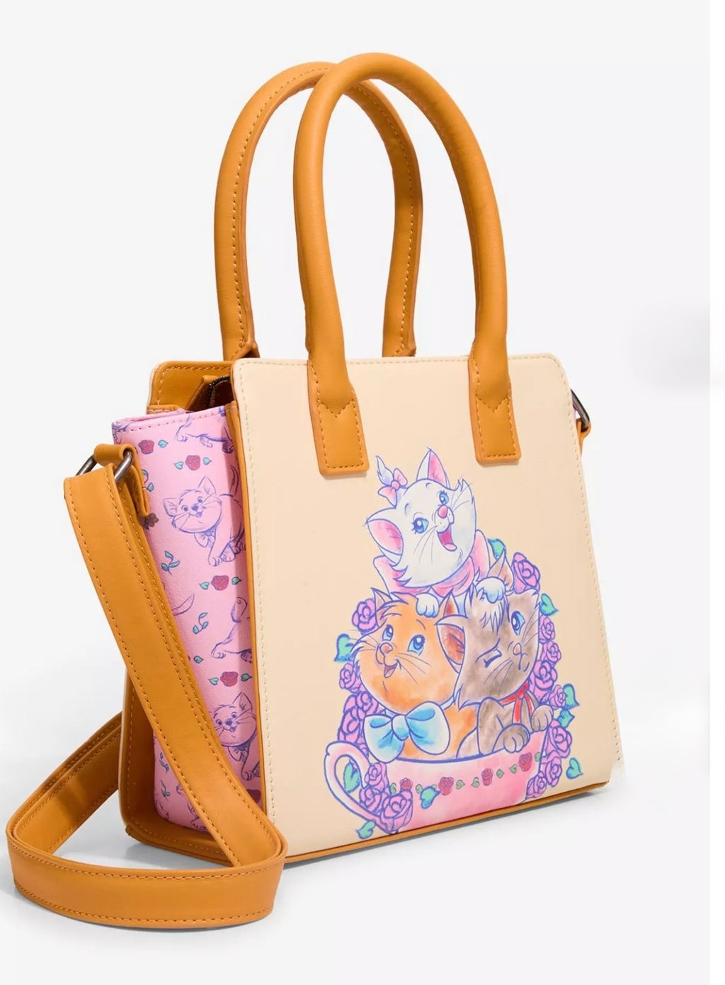 Disney x Impressions Vanity The Aristocats Kitten Tea Party Satchel Crossbody Handbag