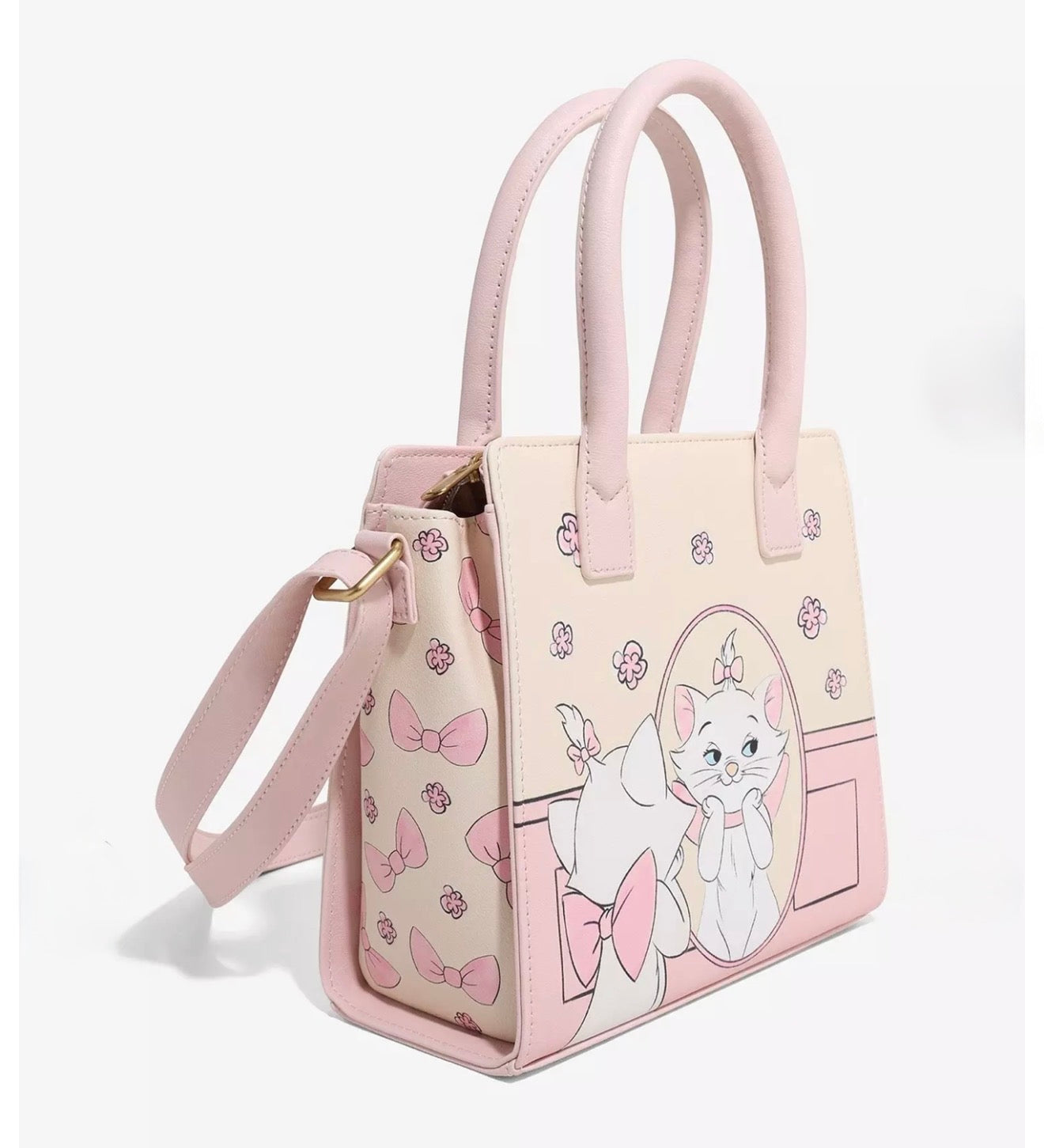Disney x Impressions Vanity Marie Bow Satchel Crossbody Handbag | The Aristocats