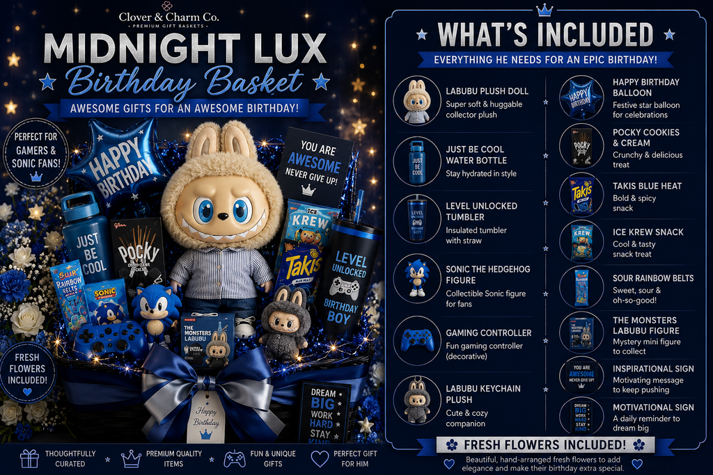 Midnight Lux Birthday Basket