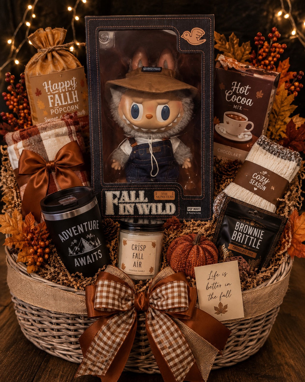 Fall Harvest Cozy Basket