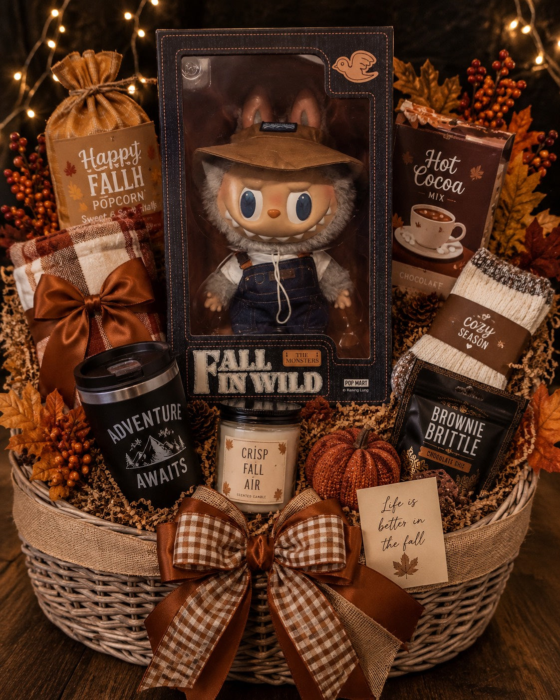 Fall Harvest Cozy Basket