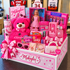 Deluxe Personalized Barbie Gift Basket with Keepsake Crate
