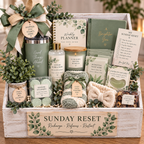 Sunday Reset Self Care Gift Crate | Luxury Spa Gift for Her