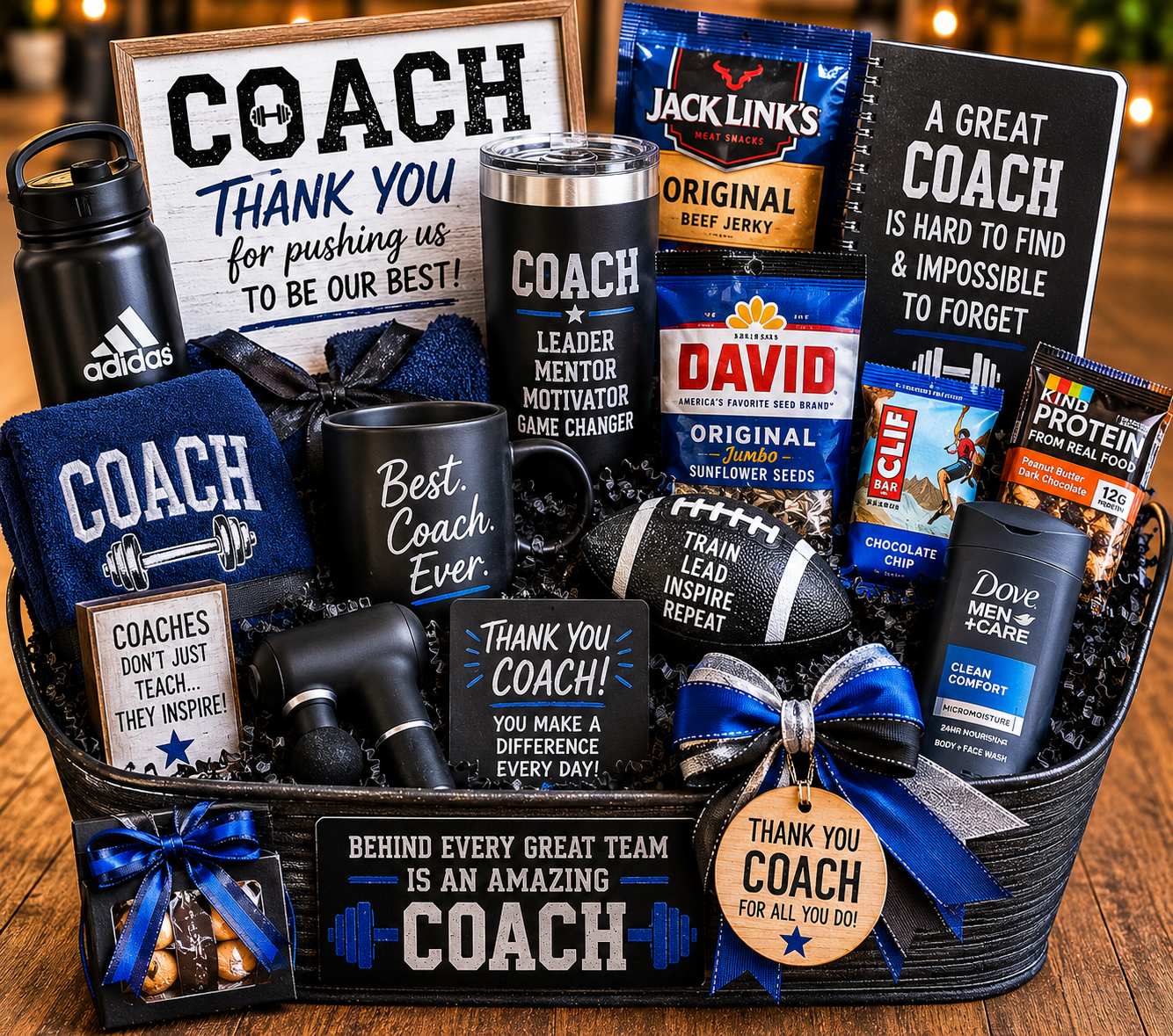 Coach Appreciation Gift Basket