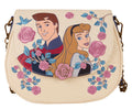 Disney Princess Sleeping Beauty Aurora & Prince Phillip Floral Crossbody Bag by Loungefly