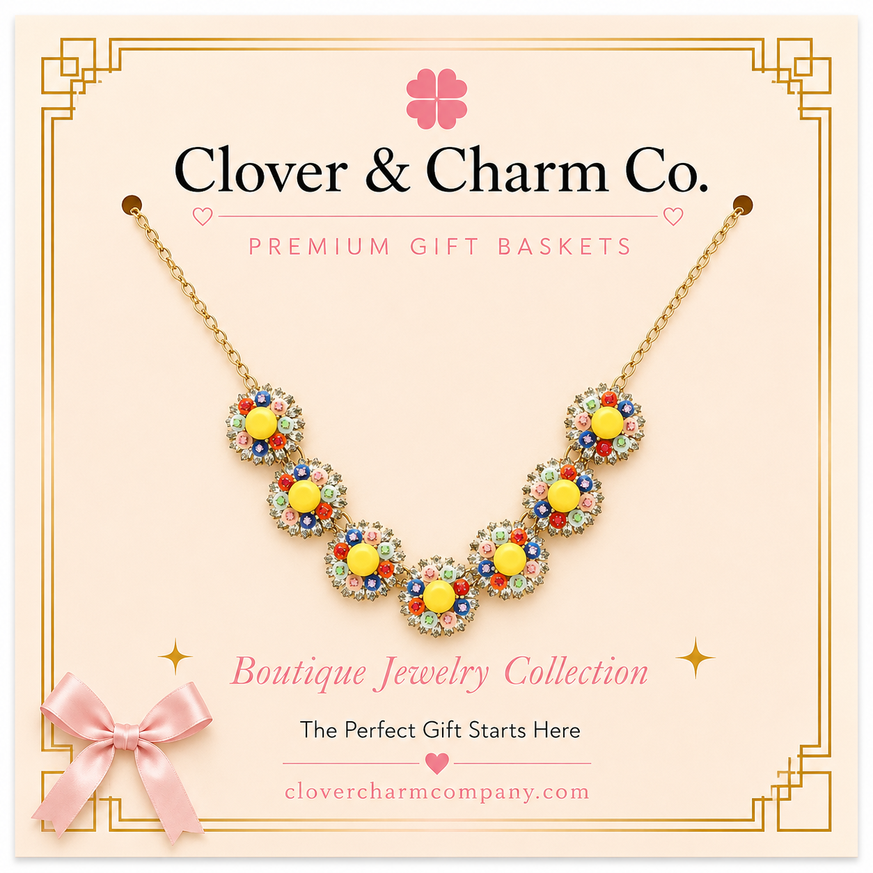 Blooming Garden Statement Necklace