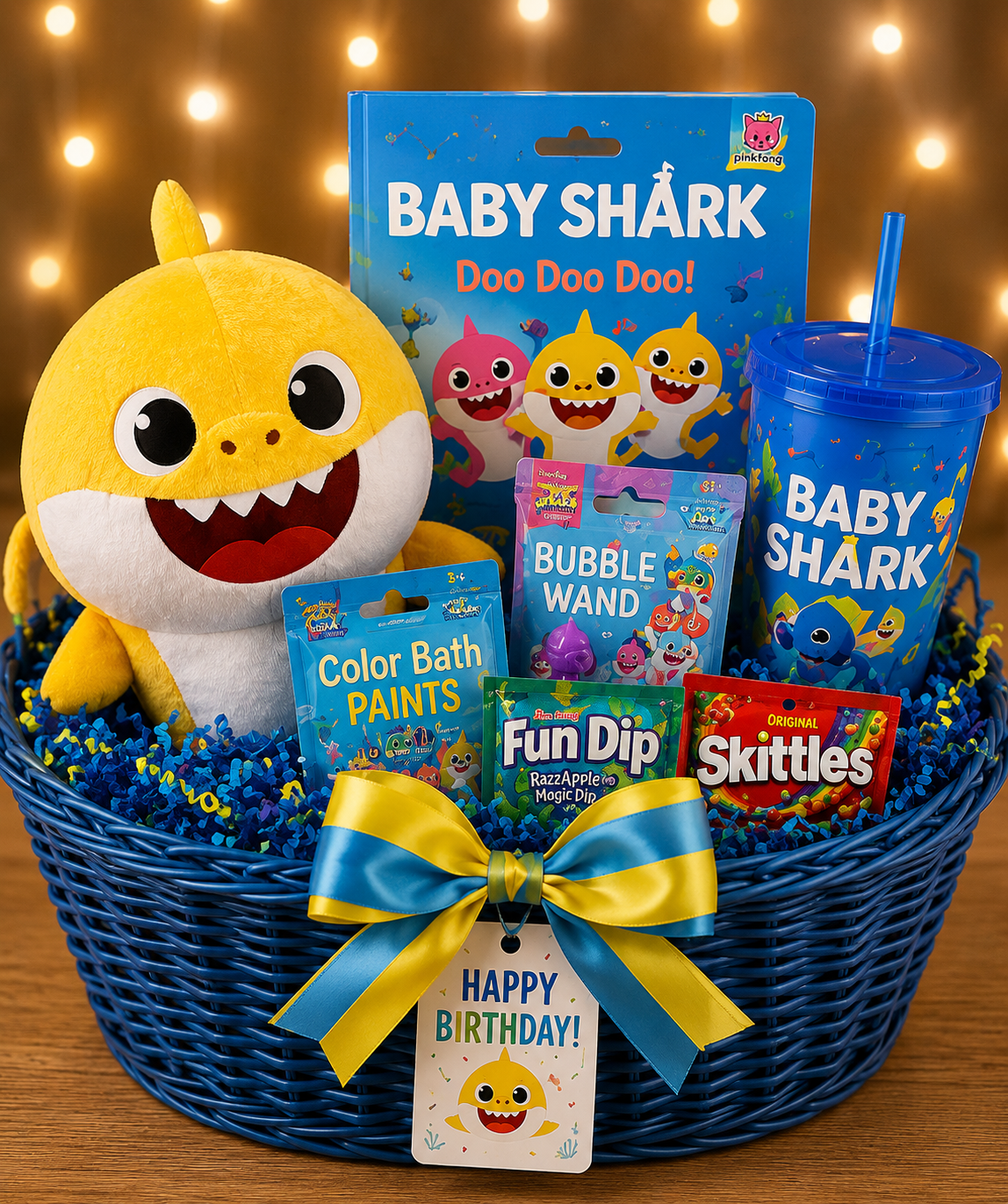 Baby Shark Birthday Fun Basket