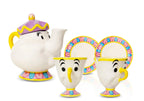 Mrs. Potts & Chip Inspired Ceramic Tea Set | 5-Piece Collectible Tea Service
