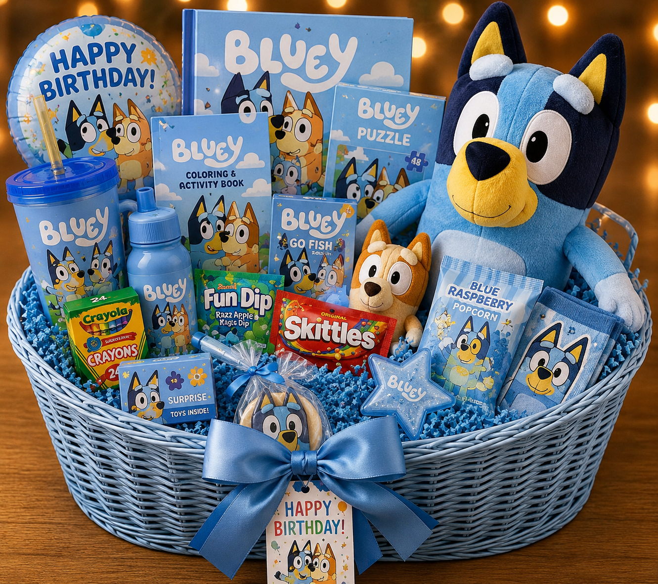 Bluey Birthday Adventure Gift Basket