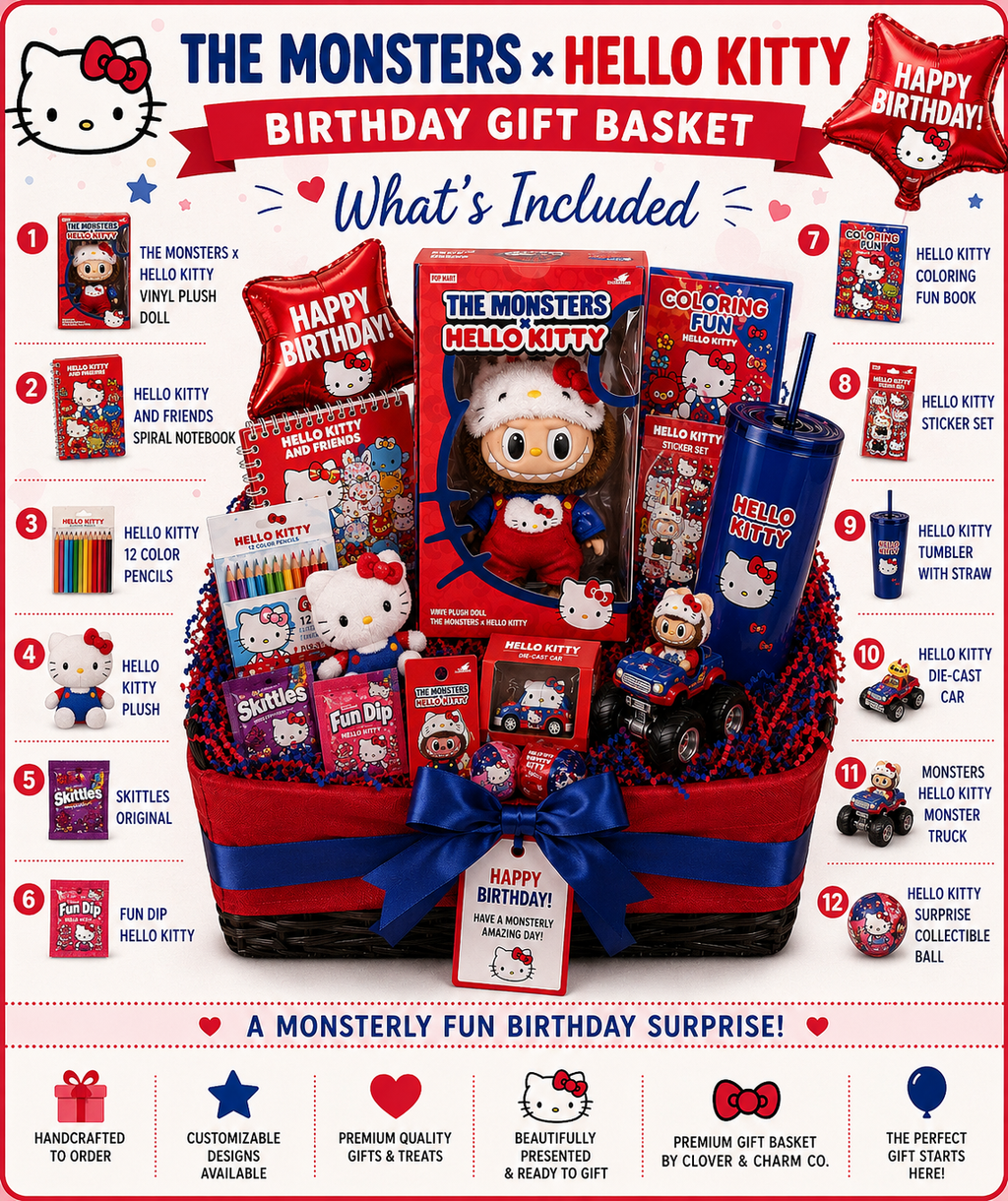 Hello Kitty Monsters Signature Basket
