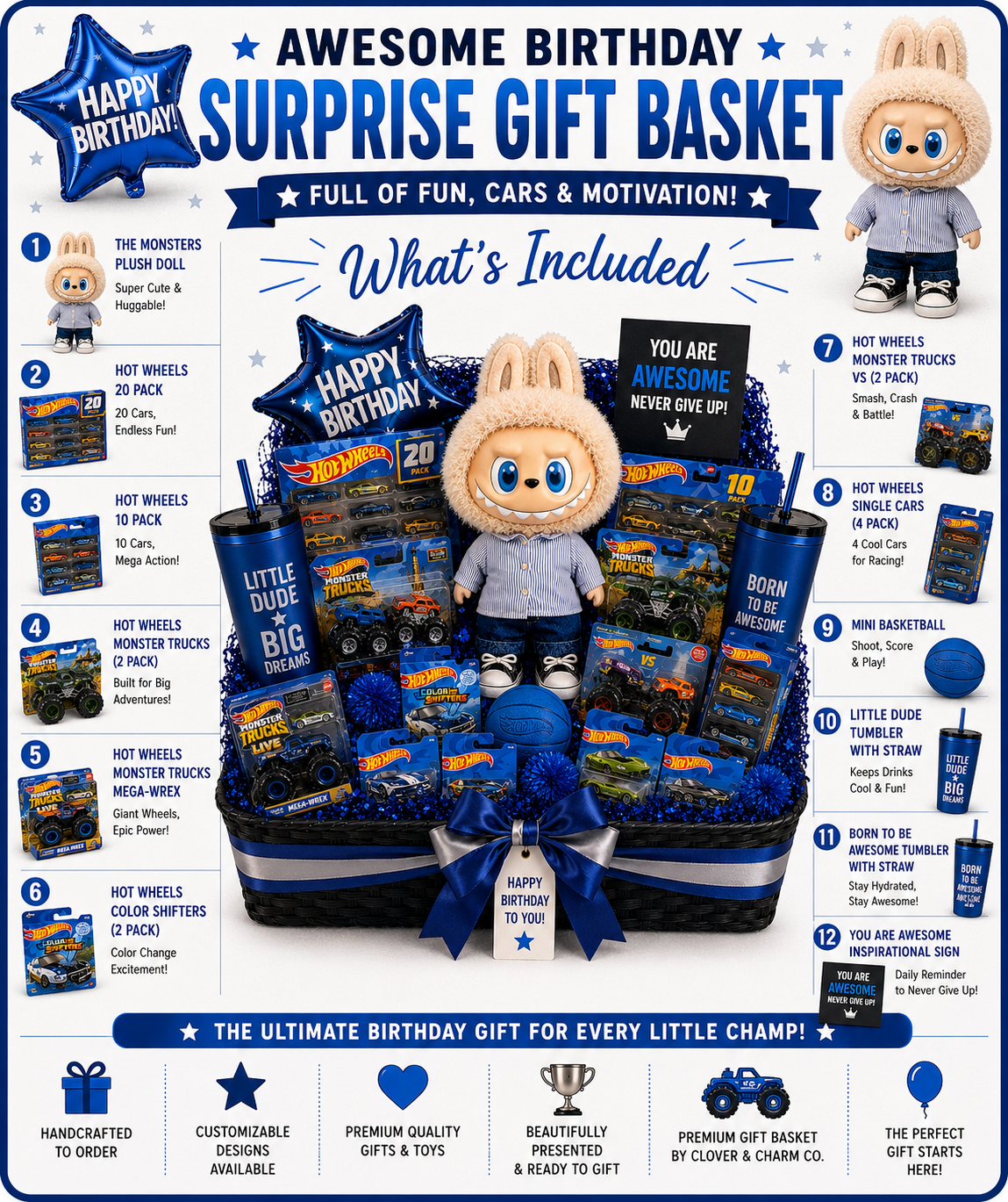 Little Dude Ultimate Birthday Basket