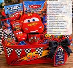 Lighting McQueen Adventure Birthday Basket