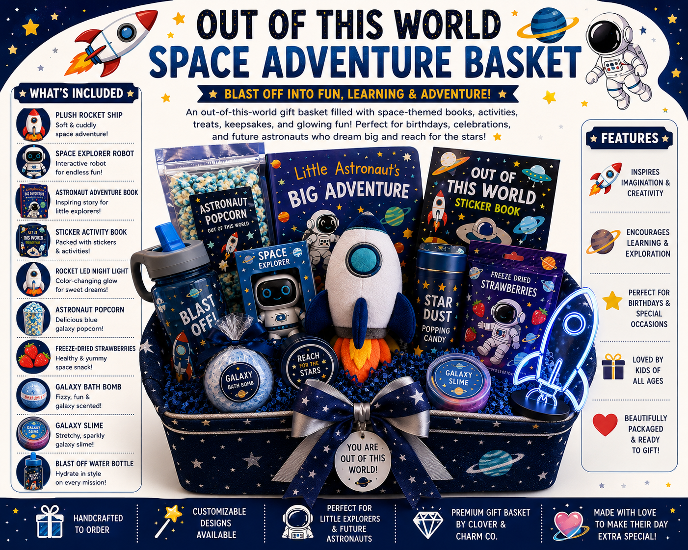 Little Astronaut Adventure Basket