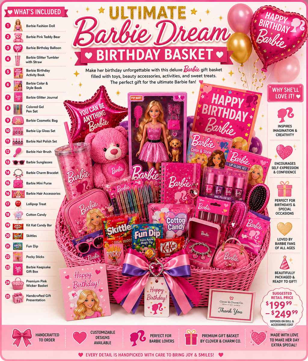 Barbie Dream Birthday Basket
